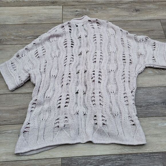Calypso St. Barth Chic Knit Cardigan short sleeve alpaca wool blend - Picture 5 of 12